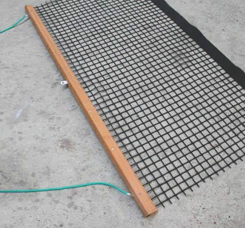 Sleepmatten, ideaal voor onderhoud van uw tennsbaan