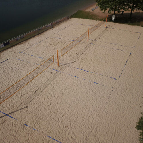 Beach-volleybal-tennis lijnen 10 Beachvolleybal belijning