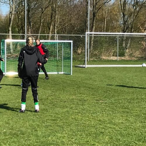 Voetbaldoeltjes model KD-PRO 15 Nog een afbeelding bij Kids United van deze zeer fraaie voetbaldoeltjes. Geschikt voor het KNVB 4 tegen 4 spel en het Vlaamse dribbelvoetbal