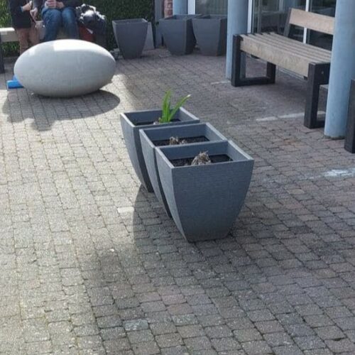 Parkbank Canvas 57 betonnen zitbanken model Smartie