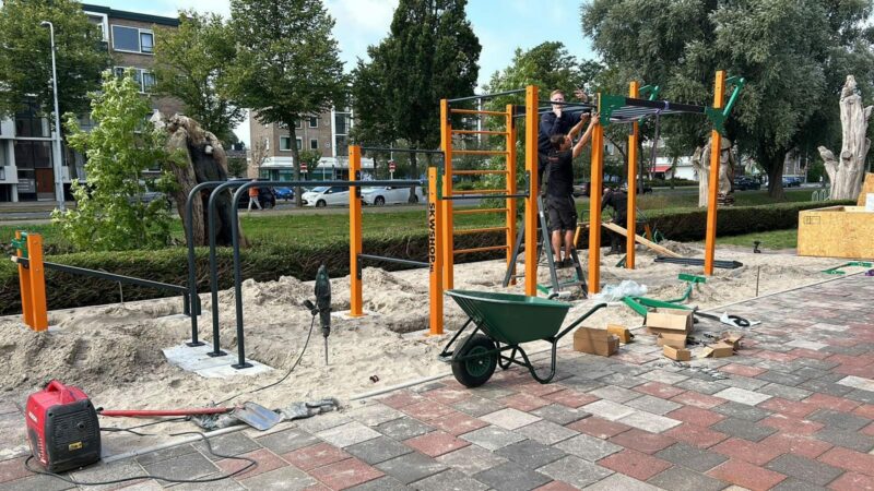buiten fitness installatie