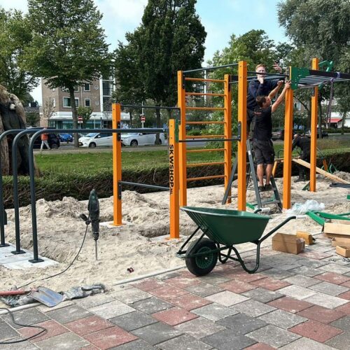 Calisthenics toestel Nippur S 131 buiten fitness installatie 1
