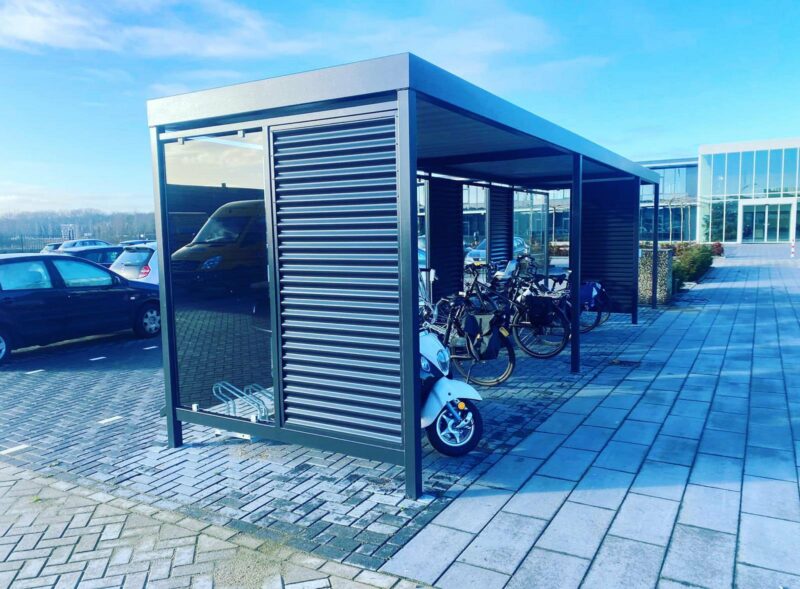 fietsoverkapping voor scholen en bedrijven