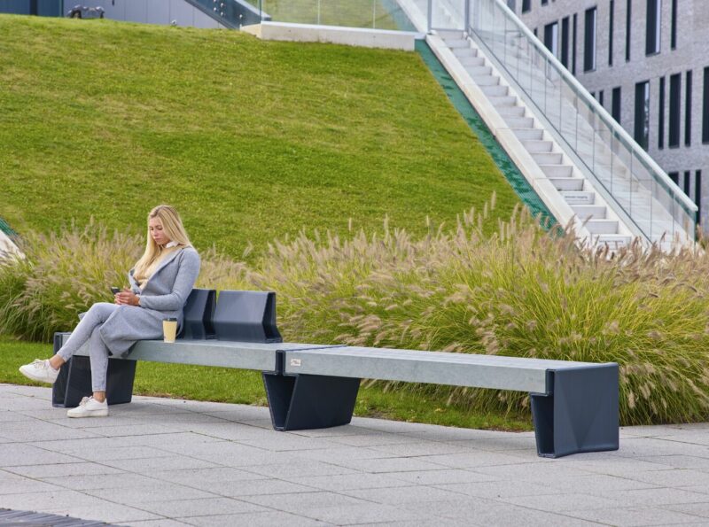 kunststof parkbank Prisma