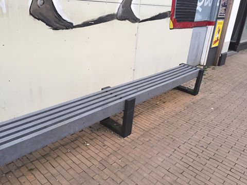 Parkbank Canvas 3 Parkbank Canvas - Afbeelding 3