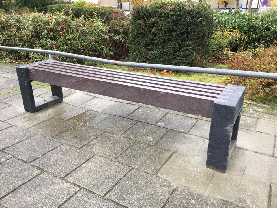 Parkbank Canvas 15 Parkbank Canvas - Afbeelding 15