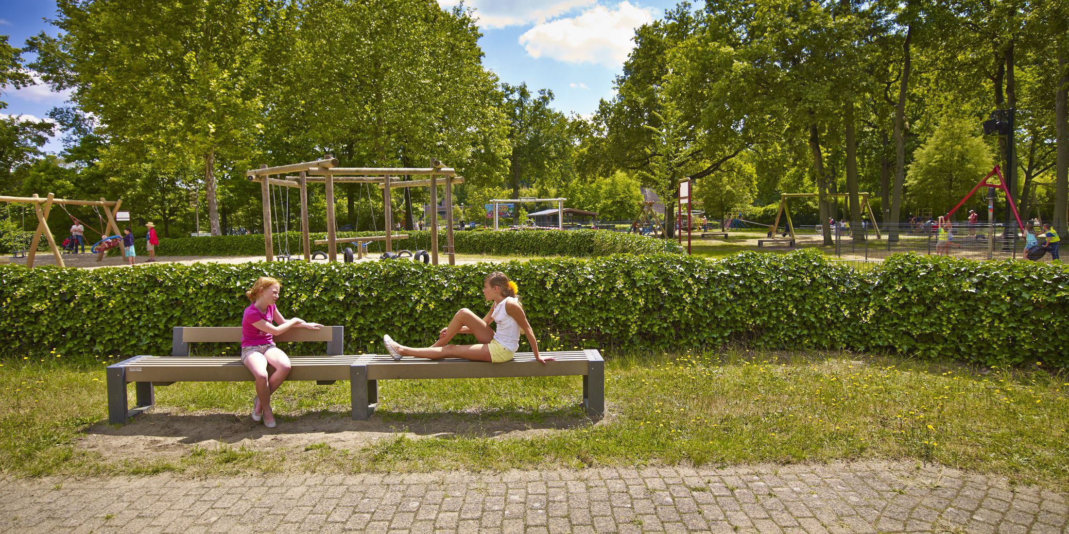 Parkbank Canvas 18 Parkbank Canvas - Afbeelding 18