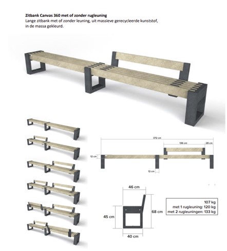 Parkbank Canvas 61 parkbanken Canvas 360