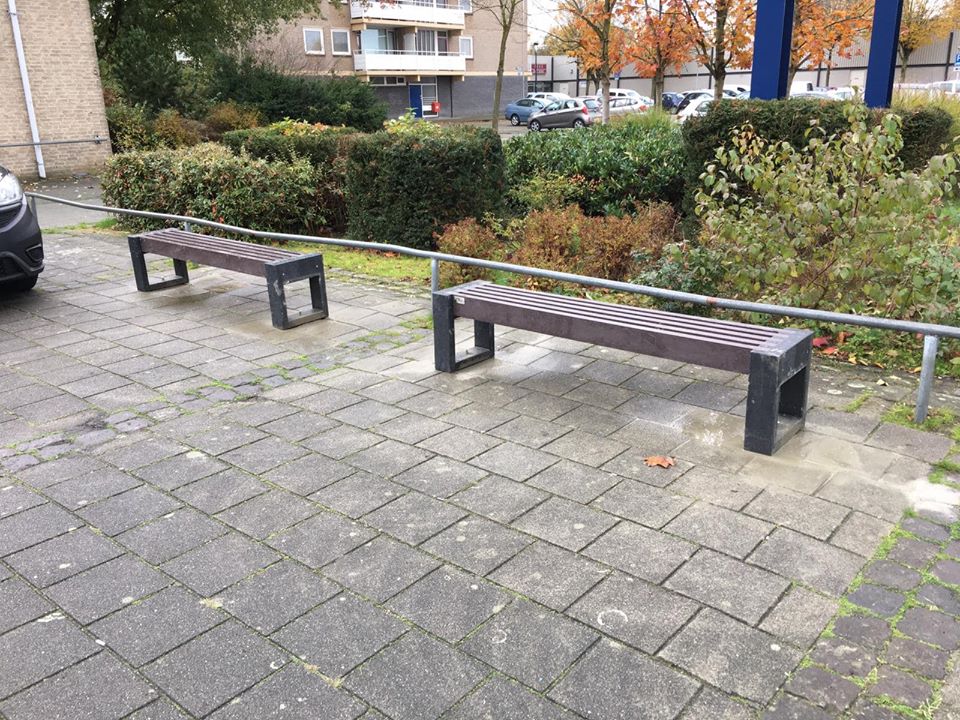 Parkbank Canvas 14 Parkbank Canvas - Afbeelding 14